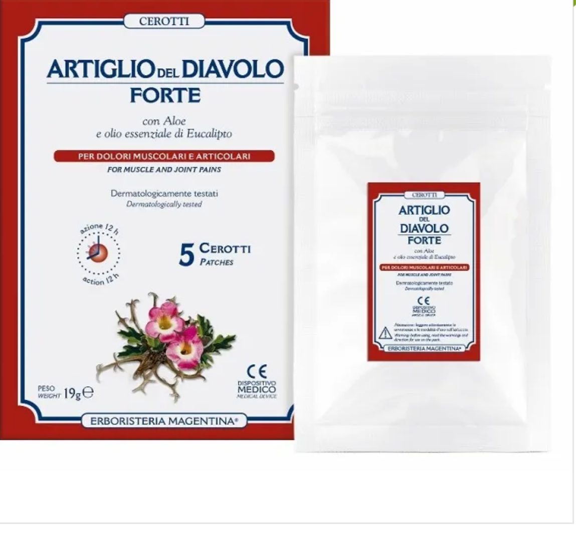 Artiglio del diavolo forte 5 cerotti