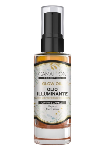 olio illuminante corpo capelli camaleon cosmetics