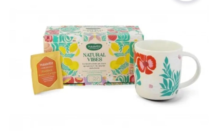 Natural Vibes cofanetto Mug in ceramica 350ml con tazza e 9  filtri