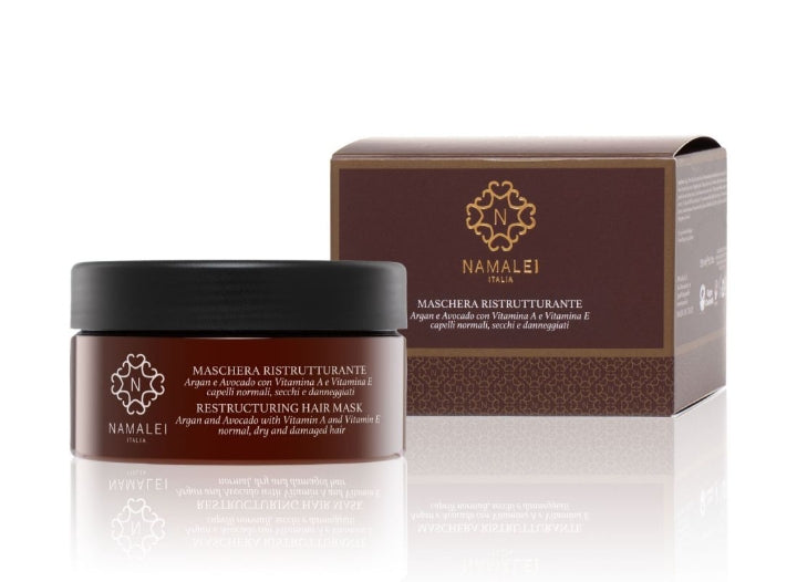 Namalei maschera ristrutturante capelli con olio di argan e avocado