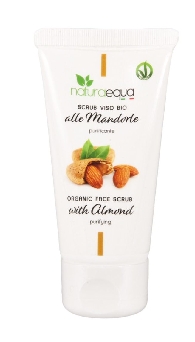 Crema viso scrub alle mandorle NATURAEQUA