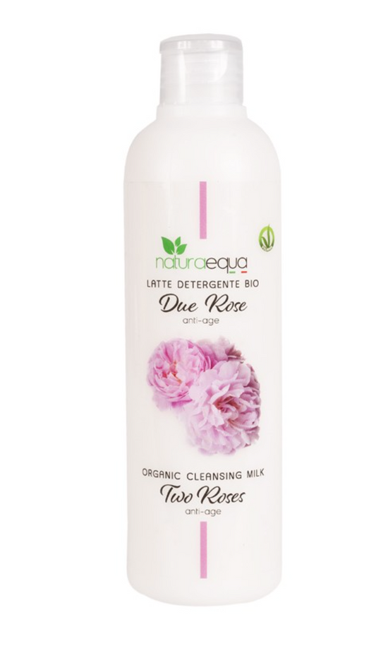 Latte detergente BIO Due Rose anti-age NATURAEQUA